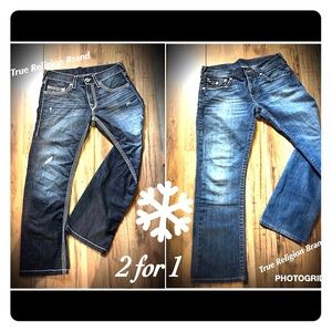 2 pairs True Religion Men’s Jeans sz: 32